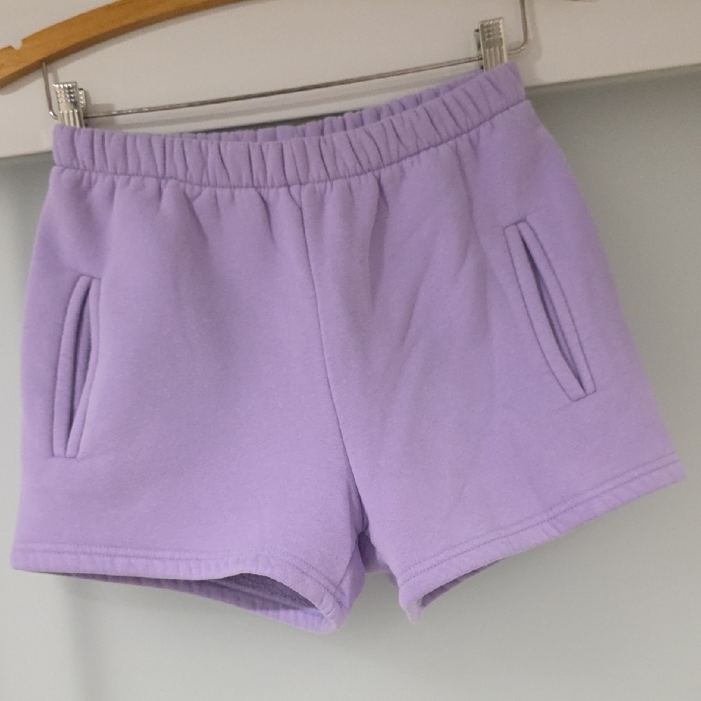 Lavender  Purple Sweat Shorts